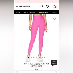 Barbie pink Year of Ours leggings 🌸